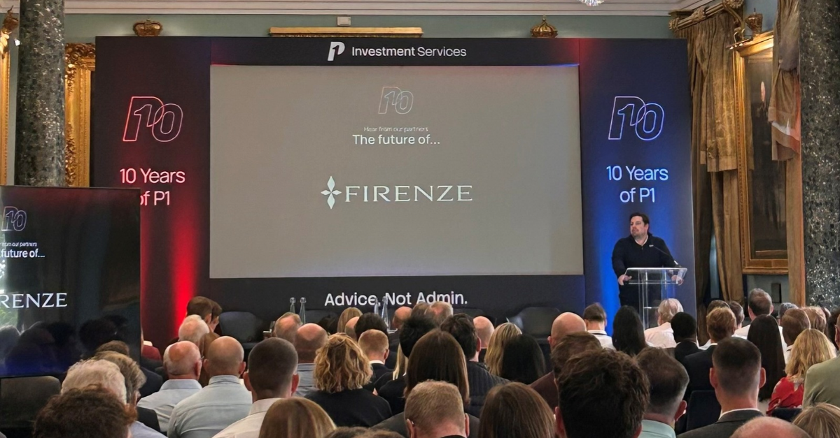 Image of CEO David Newman speaking at P1 event on the future of lending
